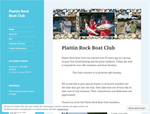 Tablet Screenshot of plattinrockboatclub.com